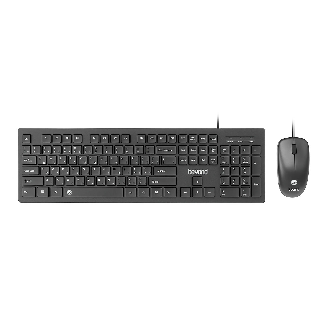 کیبورد و ماوس باسیم beyond مدل BMK-3422 - مشکی